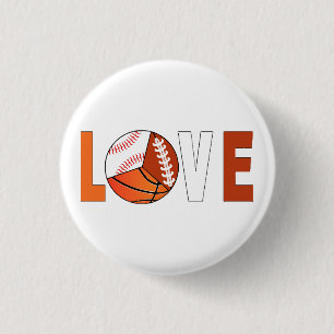 Chapa Redonda De 2,5 Cm Tenis Básquetbol