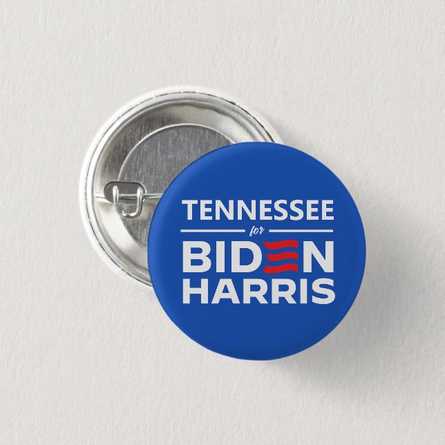 Chapa Redonda De 2,5 Cm Tennessee para Biden Harris (Anverso y reverso)