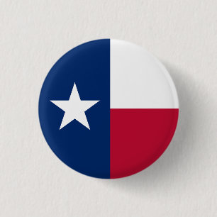 Chapa Redonda De 2,5 Cm Texas State Flag USA
