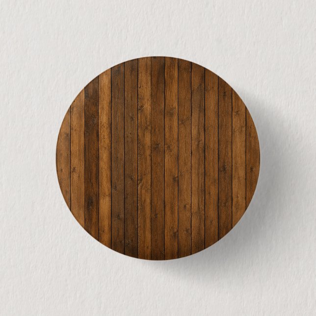 Chapa Redonda De 2,5 Cm Textura de madera (Anverso)