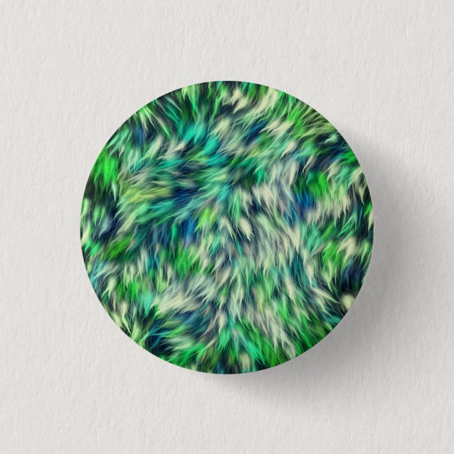 Chapa Redonda De 2,5 Cm Textura de tela Diseño de Piel Verde-68745 (Anverso)