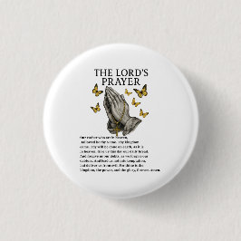 Chapa Redonda De 2,5 Cm The Lord's Prayer