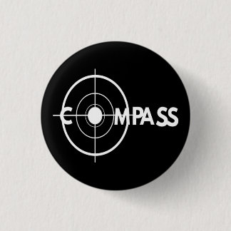 Chapa Redonda De 2,5 Cm The only Compass Button that most follower prefer