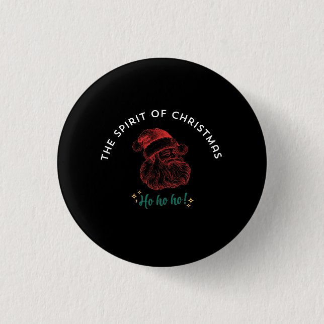 CHAPA REDONDA DE 2,5 CM THE SPIRIT OF CHRISTMAS (Anverso)