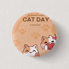 Chapa Redonda De 2,5 Cm Throw Pillow