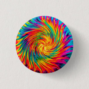 CHAPA REDONDA DE 2,5 CM TIE DYE VIENTO ABSTRACTO