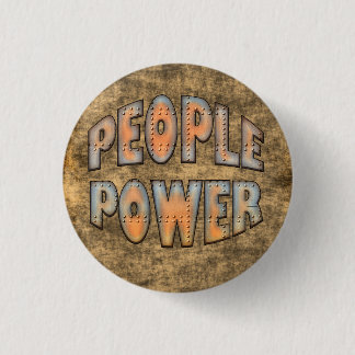 Chapa Redonda De 2,5 Cm Tiempo de poder de la gente para regalo de motivac