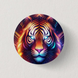 Chapa Redonda De 2,5 Cm ¡Tigre!