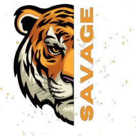Chapa Redonda De 2,5 Cm Tigre Sauvage