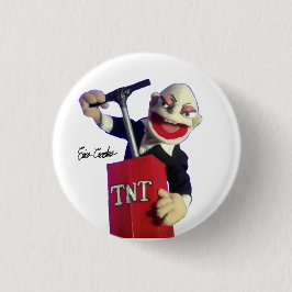Chapa Redonda De 2,5 Cm Títere punk con émbolo de TNT