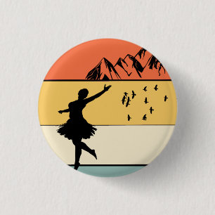 Chapa Redonda De 2,5 Cm Todo lo que necesito es amor y regalos de baile en