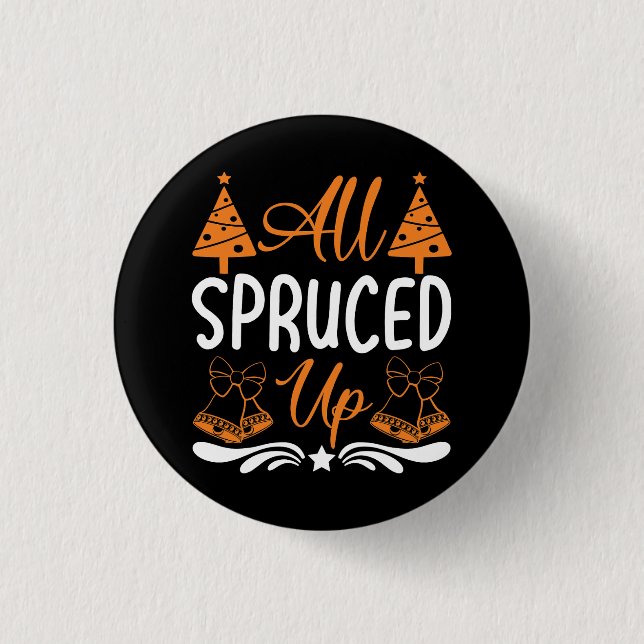 Chapa Redonda De 2,5 Cm Todos los programas - Diseños de Navidades (Anverso)