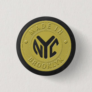 Chapa Redonda De 2,5 Cm Token de metro de Brooklyn