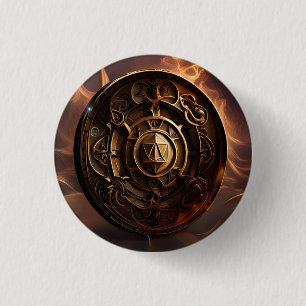 Chapa Redonda De 2,5 Cm Token Gorby: 1 Buck Bardo