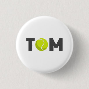 Chapa Redonda De 2,5 Cm Tom Tennis