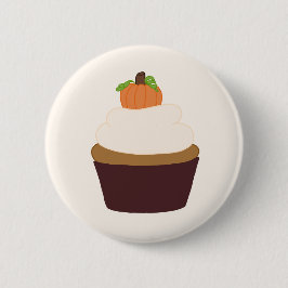 Chapa Redonda De 2,5 Cm Torta de calabaza - Insignia redonda