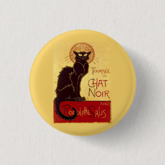 Chapa Redonda De 2,5 Cm Tournée du Chat Noir, Théophile Steinlen