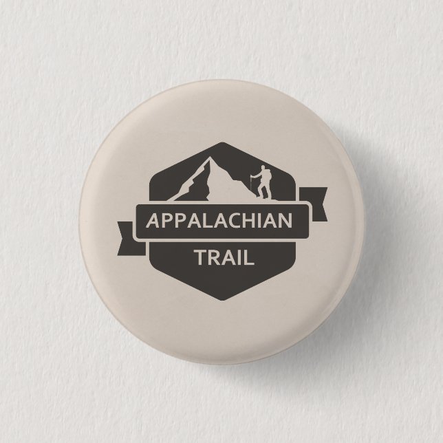 Chapa Redonda De 2,5 Cm Trail de Apalachian (Anverso)