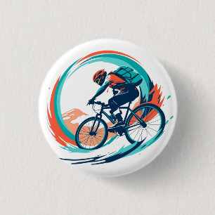 Chapa Redonda De 2,5 Cm Trail Rider