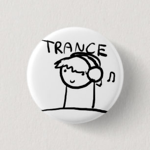 Chapa Redonda De 2,5 Cm Trance