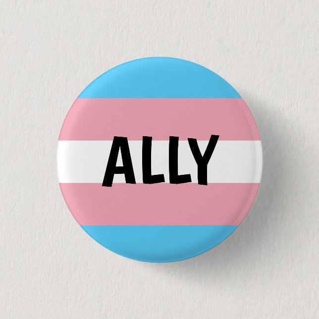 Chapa Redonda De 2,5 Cm Trans Ally (Anverso)