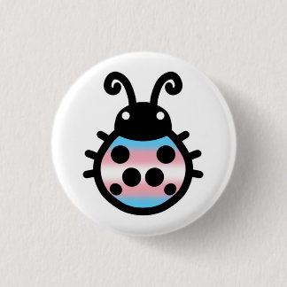 Chapa Redonda De 2,5 Cm Transgender Pride Ladybug Pin Badge