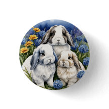Tres pequeños conejos de conejo
