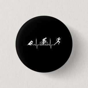 Chapa Redonda De 2,5 Cm Triatlón - Triatlón