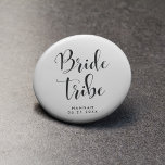 Chapa Redonda De 2,5 Cm Tribuna de novias elegante<br><div class="desc">Obtén algunos geniales regalos personalizados de soltera mientras esperas el gran día.</div>
