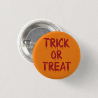 Trick o Treat naranja de sangre roja disfraz de Ha