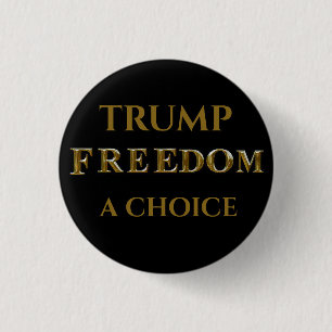 CHAPA REDONDA DE 2,5 CM TRUMP 2024