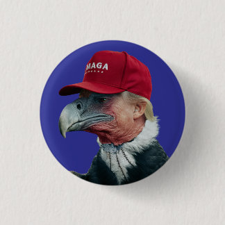 Chapa Redonda De 2,5 Cm Trump Vulture Button