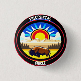 Chapa Redonda De 2,5 Cm Tsistsistsistas Circle