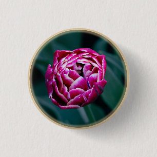 Chapa Redonda De 2,5 Cm Tulip de moody rosa