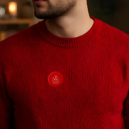 Chapa Redonda De 2,5 Cm Ugly Christmas Sweater Holiday Party 