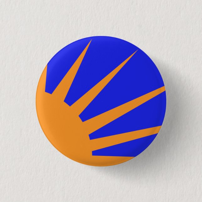 Chapa Redonda De 2,5 Cm Un galón Gréine (Anverso)