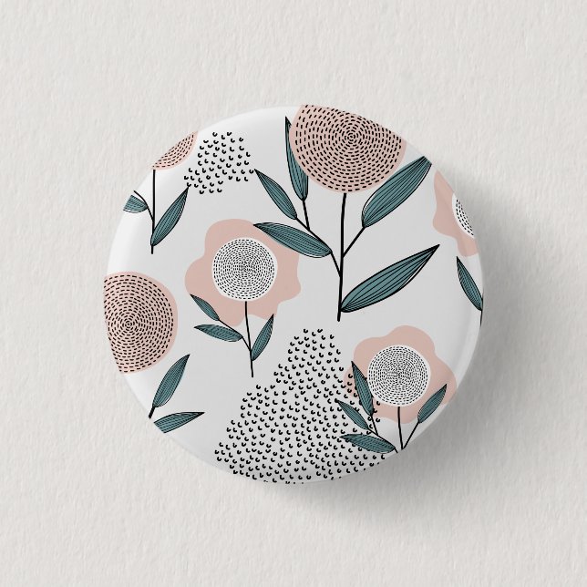Chapa Redonda De 2,5 Cm Una rosa (Anverso)