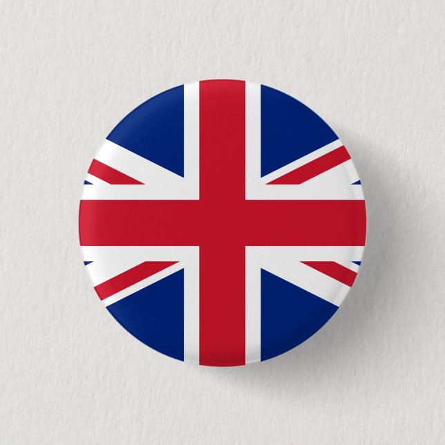 CHAPA REDONDA DE 2,5 CM "UNION JACK " (Anverso)