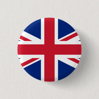 CHAPA REDONDA DE 2,5 CM "UNION JACK "