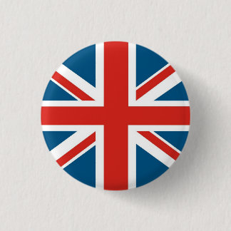 Chapa Redonda De 2,5 Cm Union Jack