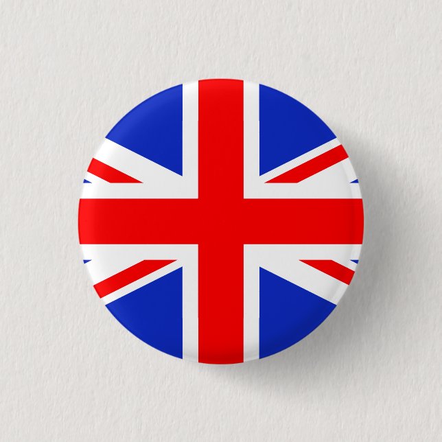 CHAPA REDONDA DE 2,5 CM "UNION JACK " (Anverso)