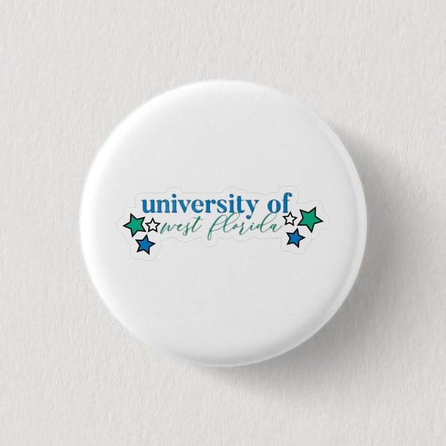 Chapa Redonda De 2,5 Cm University of West Florida Gameday Button (Anverso)