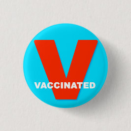 Chapa Redonda De 2,5 Cm Vacunación Vaxxed Button