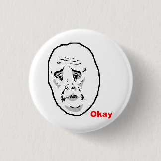 Chapa Redonda De 2,5 Cm Vale Guy Rage Face Meme
