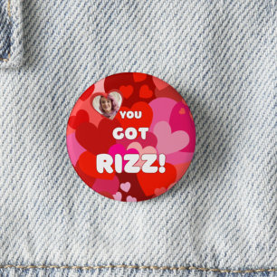 Chapa Redonda De 2,5 Cm Valentine Heart Pop