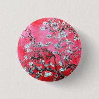 Van Gogh Almond Blossoms azul rojo