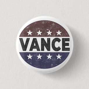 Chapa Redonda De 2,5 Cm Vance 2028 JD Vance presidente 2028