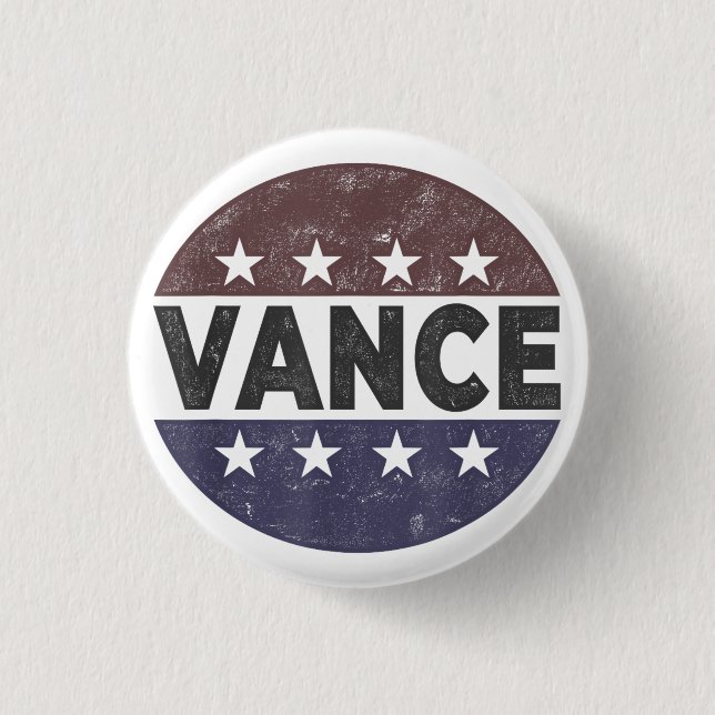 Chapa Redonda De 2,5 Cm Vance 2028 JD Vance presidente 2028 (Anverso)