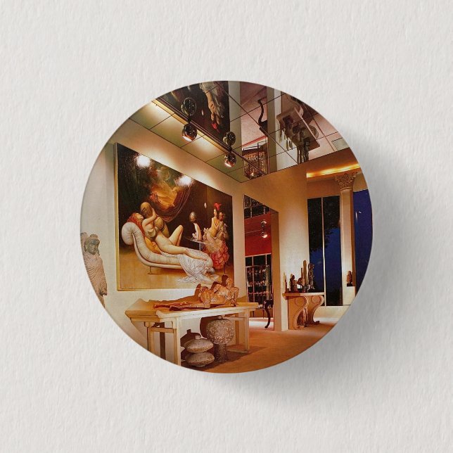 Chapa Redonda De 2,5 Cm Vanguardia del Chevalier - "parta Pin de la cinta" (Anverso)