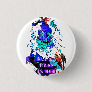 Chapa Redonda De 2,5 Cm Vaporwave estético futurismo japonés anime